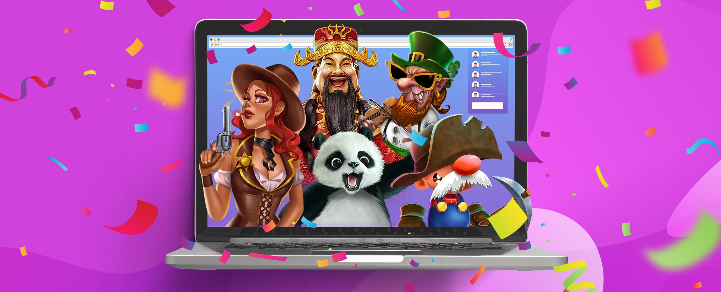 SlotsLV Characters in Your Friend Group