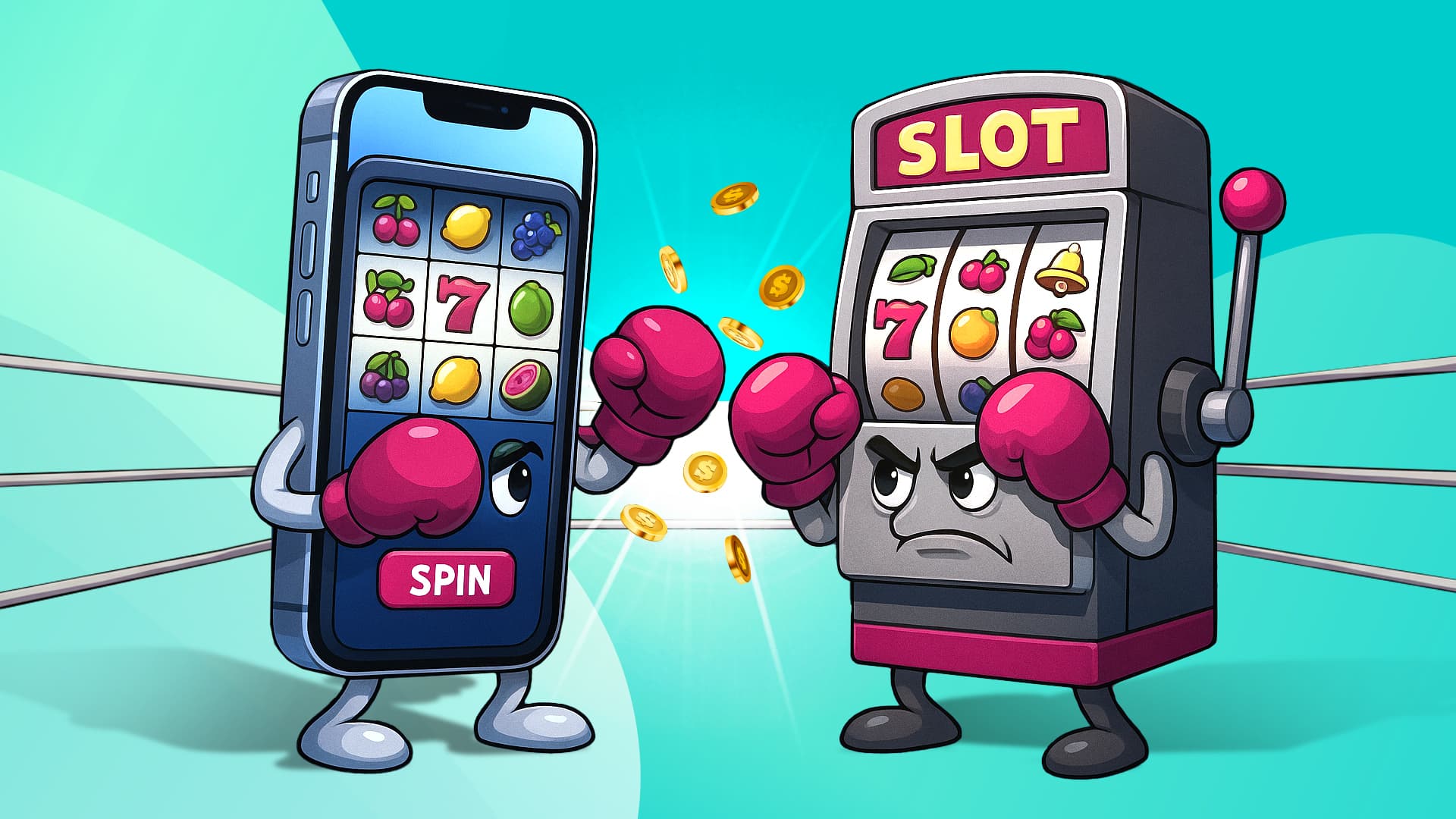 Online Slots vs. Casino Slots: Who pays more?