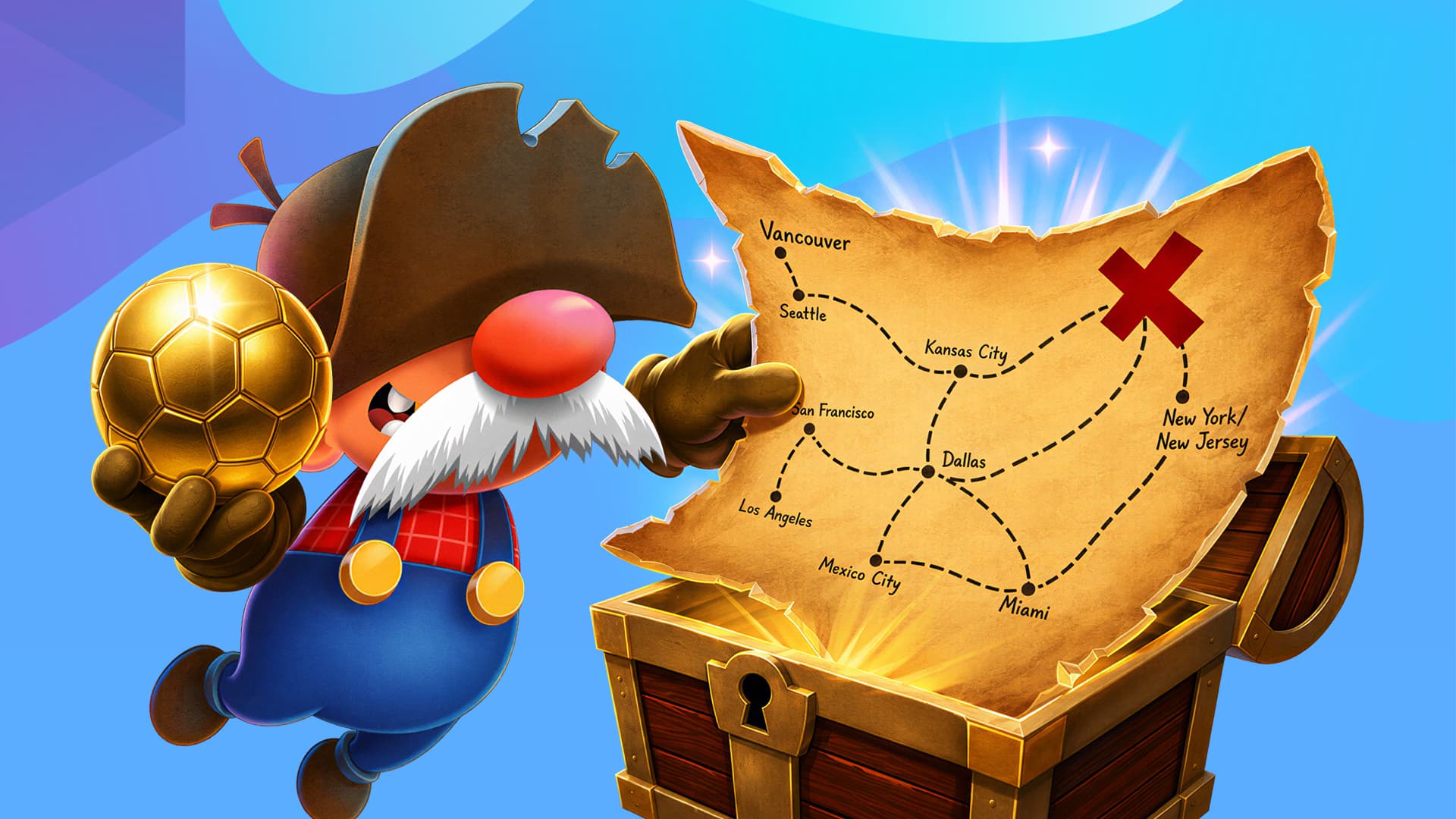 Gus’ World Cup Treasure Map for Slots Fans