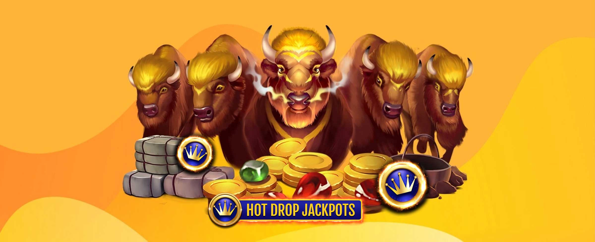 If you love Golden Buffalo, you'll also love the Hot Drop Jackpots Golden Buffalo version!