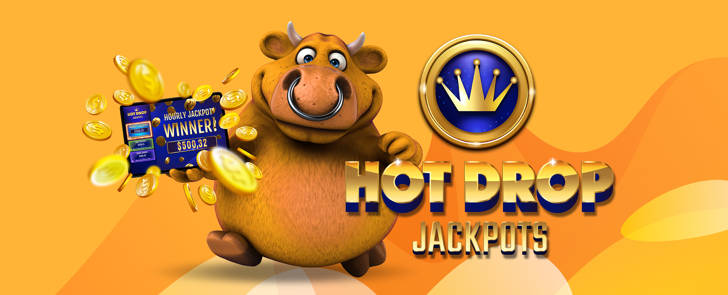 Hot Drop Jackpots are new at SlotsLV, so if you aren’t already familiar with them, read on to learn what they are, and the benefits of this top new game.
