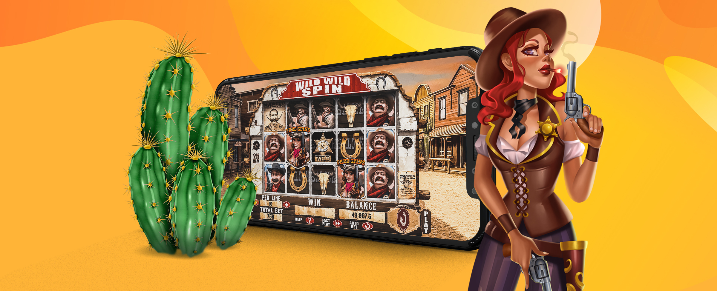 The Wild West is arguably one of our most loved themes at SlotsLV. If you’re brave enough to venture out into the open, try Lawless Ladies and Wild Wild Spin – guaranteed to keep your gaming action at peak level!