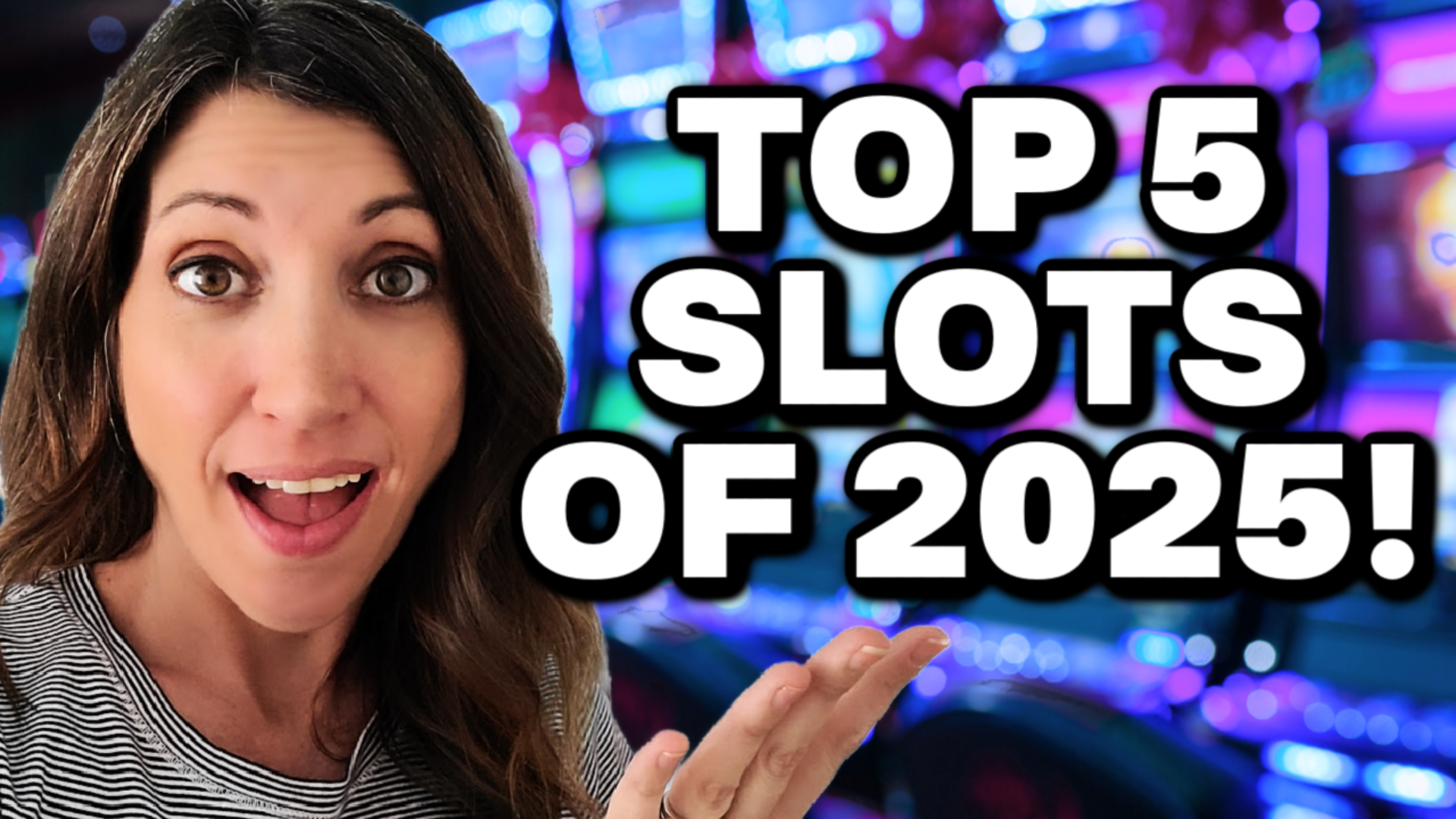 Casino Kelly next to a text written: Top 5 Slots of 2025